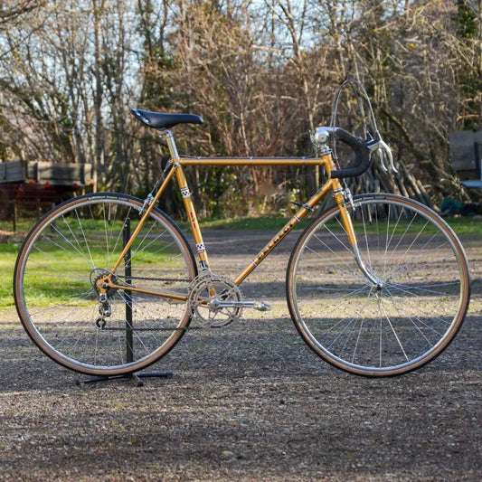 Vélo de course Vintage Peugeot doré - Taille M